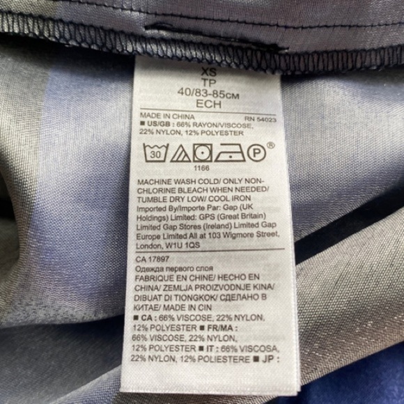 Banana Republic Metallic Shimmer Rugby Striped Blouse - Picture 10 of 12